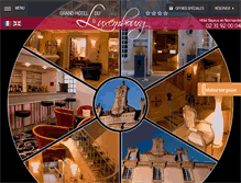 Tablet Screenshot of hotel-luxembourg-bayeux.com